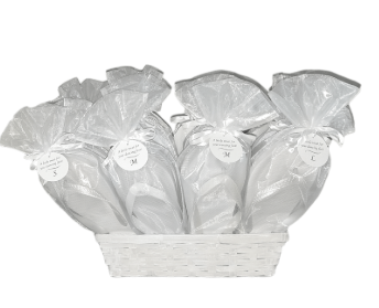 Silver Flip Flop Display Set (24 Pairs)