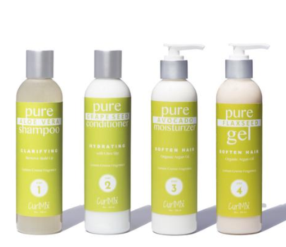 Lemon Creme Wash + Go System with Organic Argan Oil for Softening Hair (Step 1 - 4)