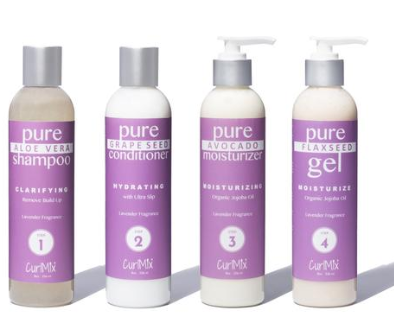 Lavender Wash + Go System with Organic Jojoba Oil for Moisturizing Hair (Step 1 - 4)