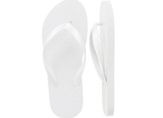 White Flip Flops - 24 Pairs